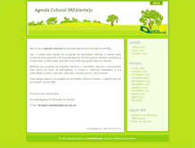 Tablet Screenshot of agendacultural.drealentejo.pt